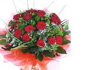 izmit ucuz �i�ek firmas�ndan  13 adet saf k�rm�z� bakara g�l buketi