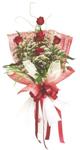 5 adet k�rm�z� g�l buketi �i�ek�i 