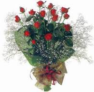 kocaeli �i�ek�i 11 adet k�pk�rm�z� g�l buketi